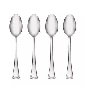 Lenox Portola Teaspoons Set of 4 NIB Silverware Flatware #1
